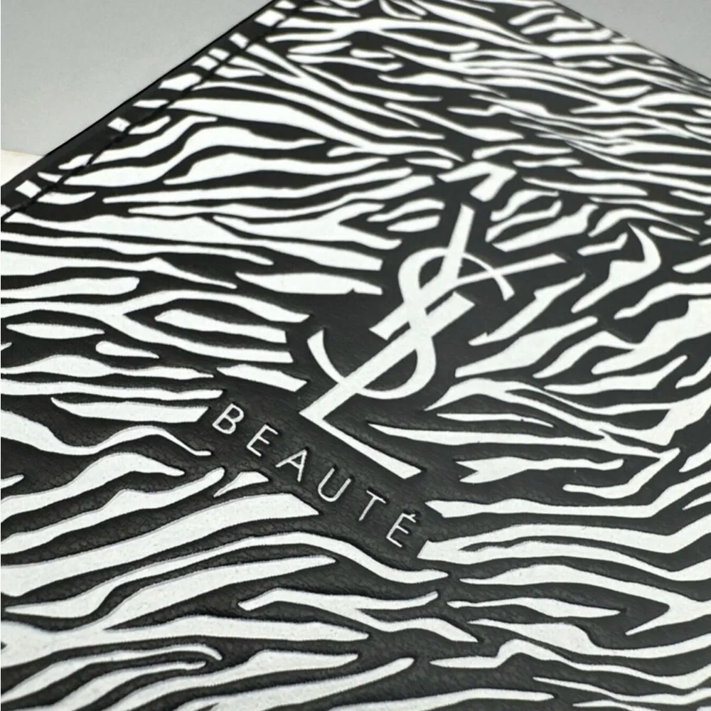 YSL Beauté Zebra Lipstick Pouch with Mirror